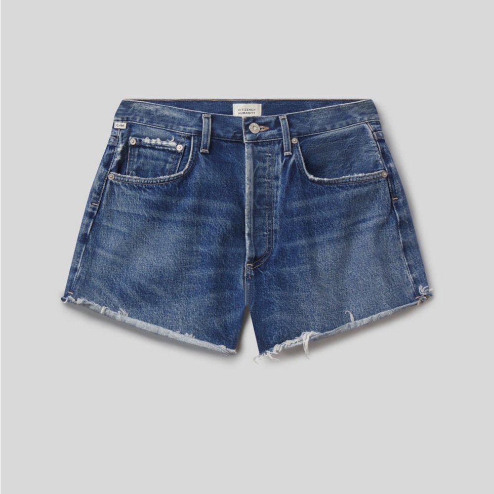 Marlow Distressed Blue Denim Shorts